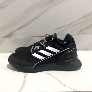 Adidas Rapida Run Knit (size: big boy 3.5) (Reflective stripes)